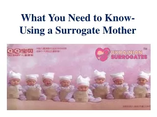 What You Need to Know- Using a Surrogate Mother