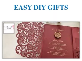 EASY DIY GIFTS