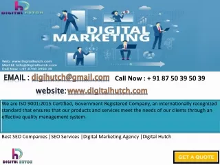 Best SEO Companies |SEO Services |Digital Marketing Agency |Digital Hutch