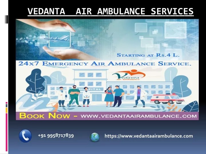 vedanta air ambulance services