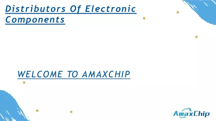 distributors of electronic components