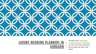 Luxury wedding Planners in Gurgaon Haryana