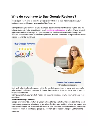 Can We Buy Google Reviews