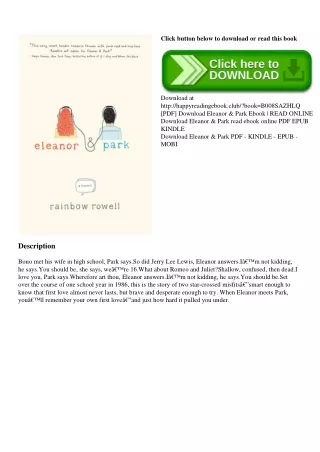 (READ-PDF!) Eleanor & Park Epub