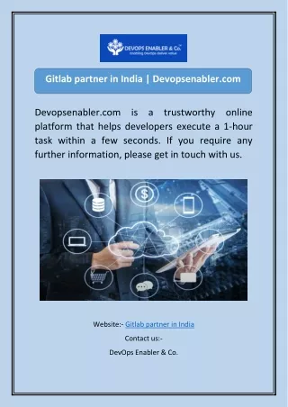 gitlab partner in india devopsenabler com