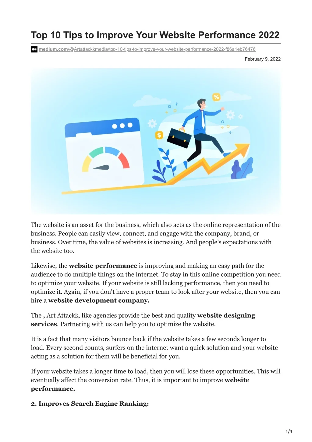 PPT - Top 10 Tips to Improve Your Website Performance 2022 PowerPoint ...