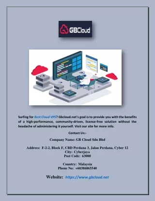 Best Cloud Vps | Gbcloud.net