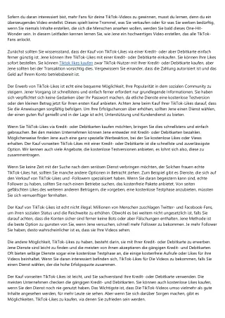 Sofern du daran begeistern kann bist, mehr Freunde für deine TikTok-Videos zu ge