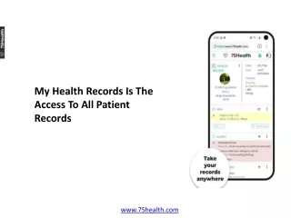 My Health Records Is The Access To All Patient Records