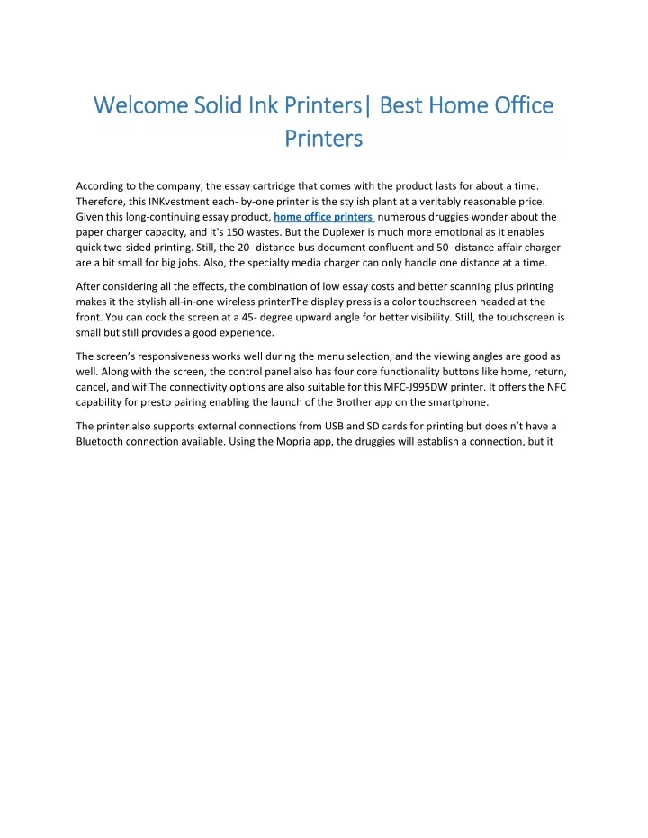 welcome solid ink printers best home office