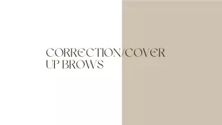 correction cover up brows