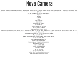 Nova Camera