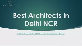 best architects in delhi ncr