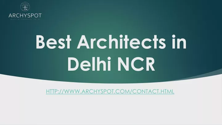 best architects in delhi ncr