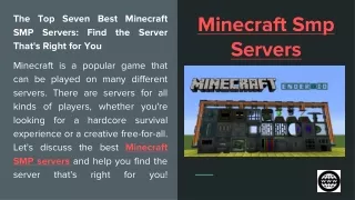 minecraft smp servers