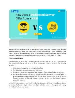 are you confused between opting for a dedicated
