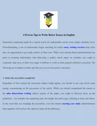 4 proven tips to write better essays in english