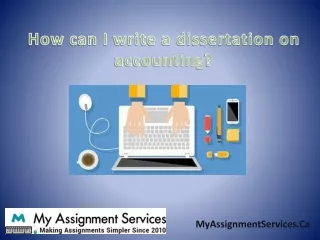 how can i write a dissertation on accounting
