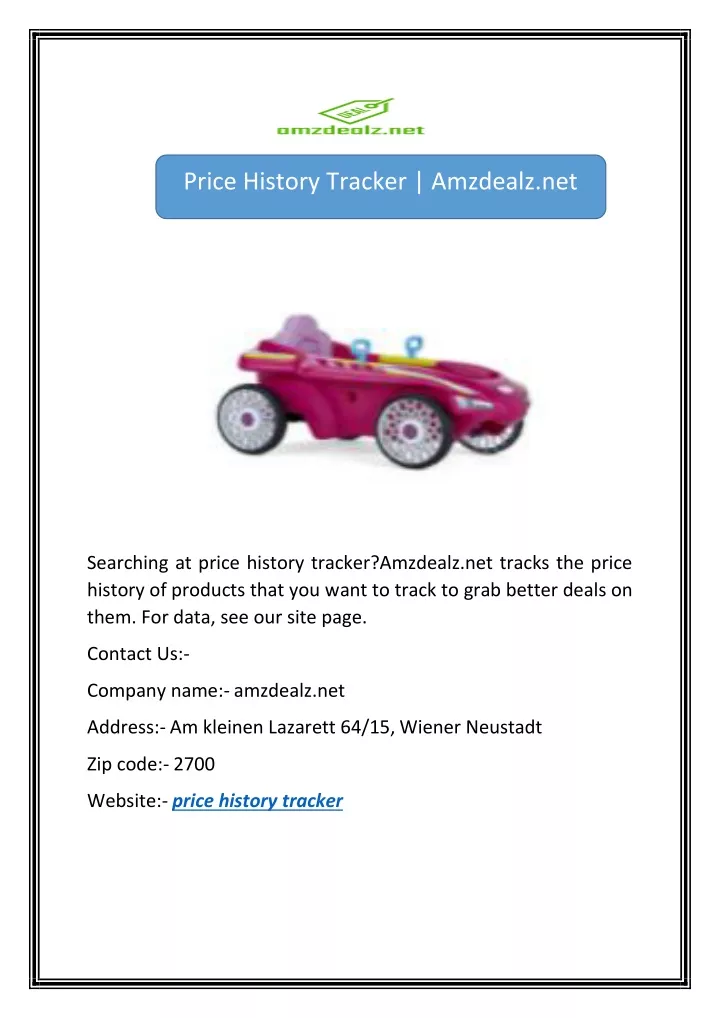 price history tracker amzdealz net