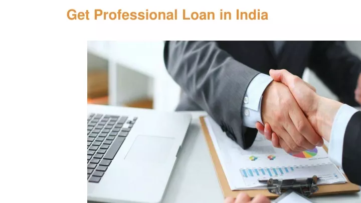 get professional loan in india