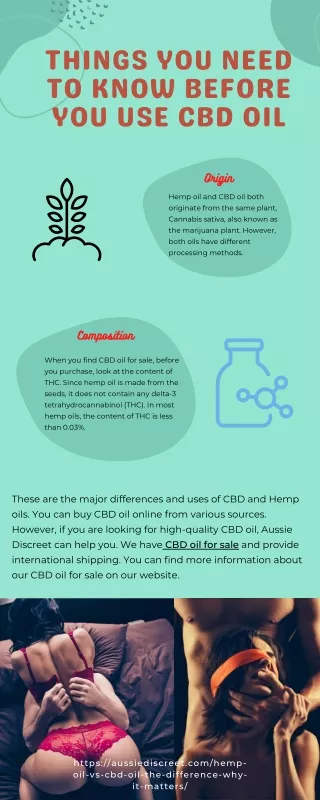 Things You Need to Know Before You Use CBD Oil