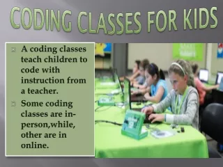 Coding classes for kids