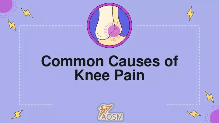 common causes of knee pain