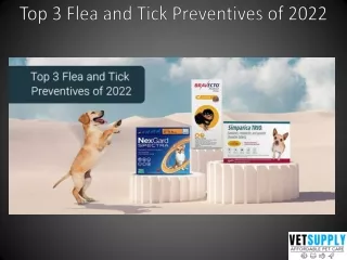 top 3 flea and tick preventives of 2022