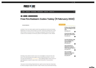Free Fire Redeem Codes  Get all Latest Codes to Obtain Rewards