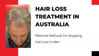 Hair Loss Treatment in Australia- HC International