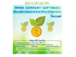 Nidhi Company Software in Patna