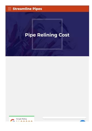 streamline pipes
