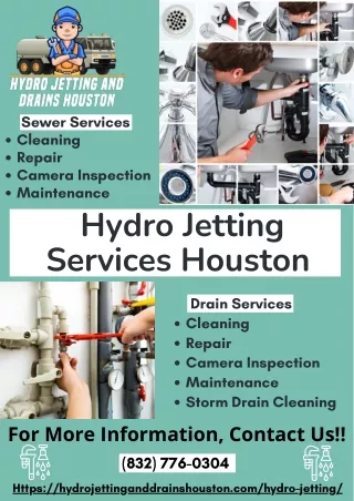 Hydro Jetting Services Houston | Affordable Plumbing Solutions