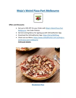 mojo s weird pizza port melbourne