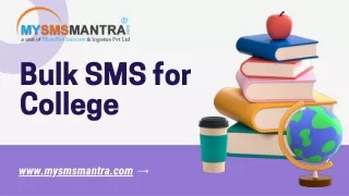 bulk sms for college