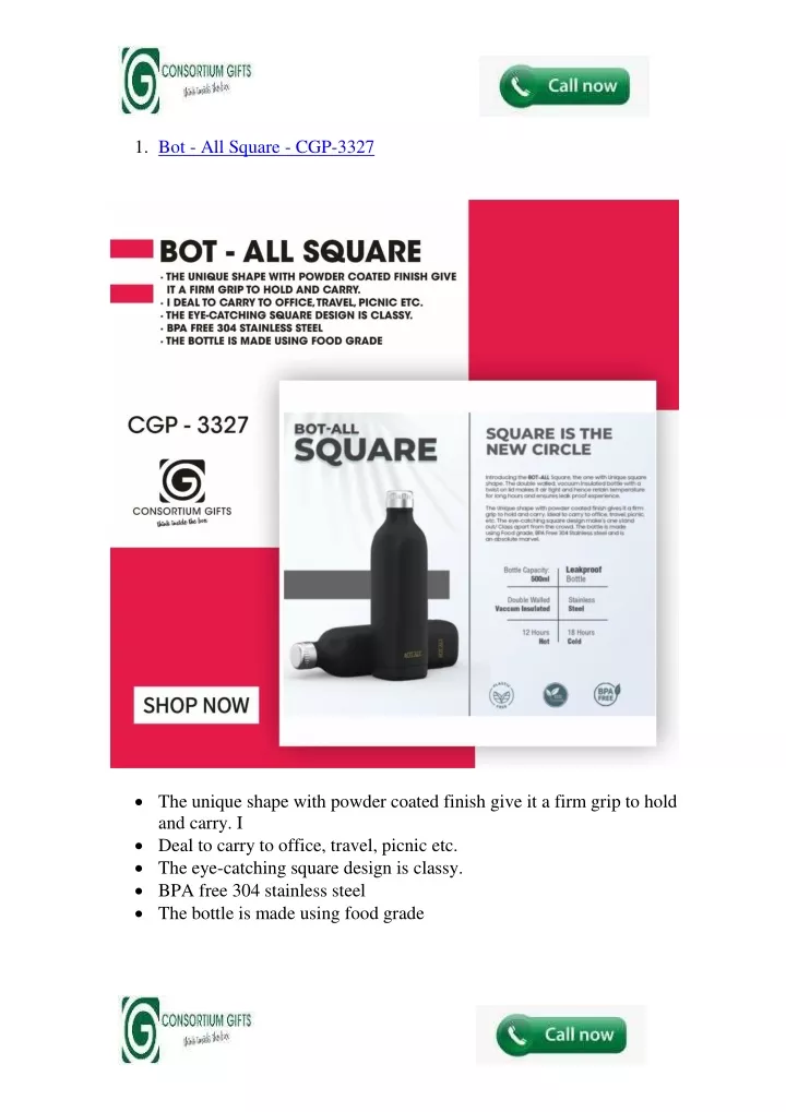 1 bot all square cgp 3327