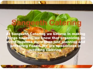 Sangeeth Catering