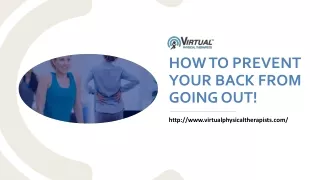 how to prevent your back from going out