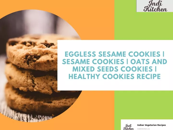eggless sesame cookies sesame cookies oats