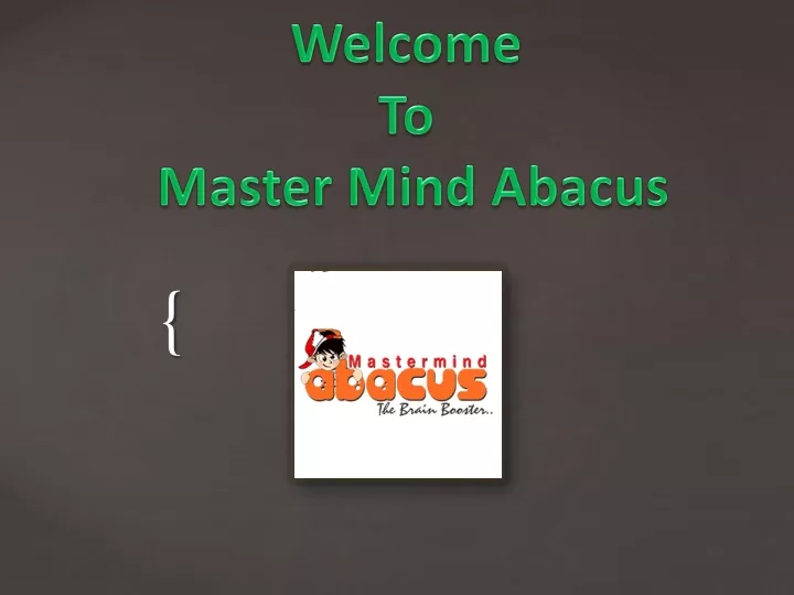 welcome to master mind abacus