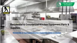 Residential & Commercial Kitchen Equipment Parts & Supplies