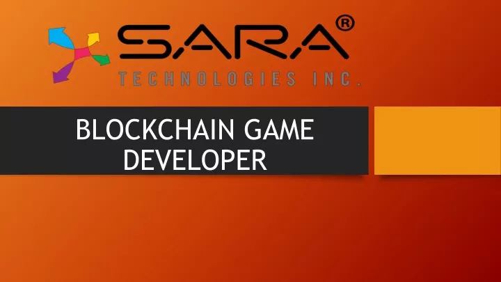 blockchain game developer