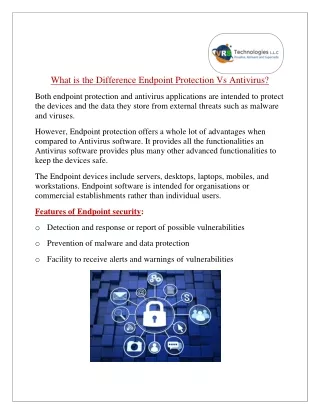 what is the difference endpoint protection