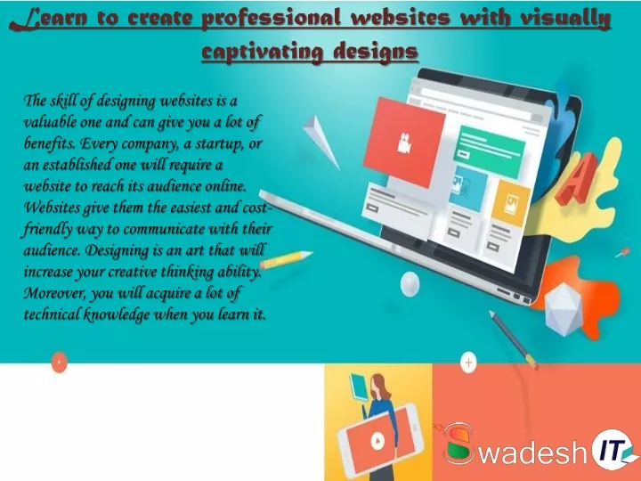 learn to create professional websites with