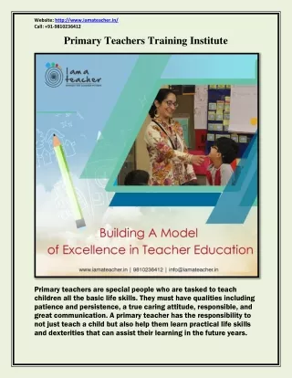 website http www iamateacher in call 91 9810236412