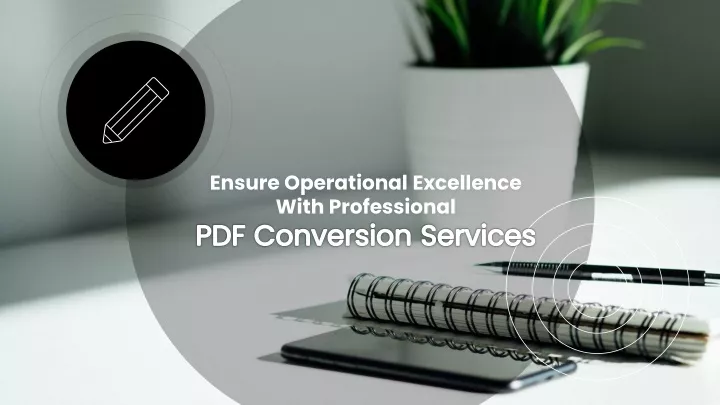 ensure operational excellence with professional pdf conversion services