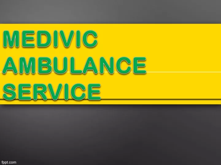 medivic ambulance service