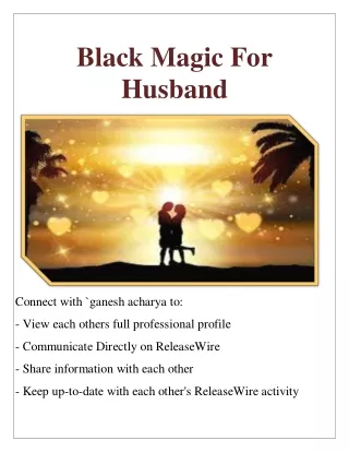 Black Magic For Husband Astrologer  91-7508915833 Call Now Baba ji