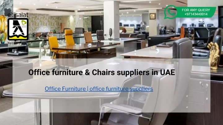 office furniture chairs suppliers in uae