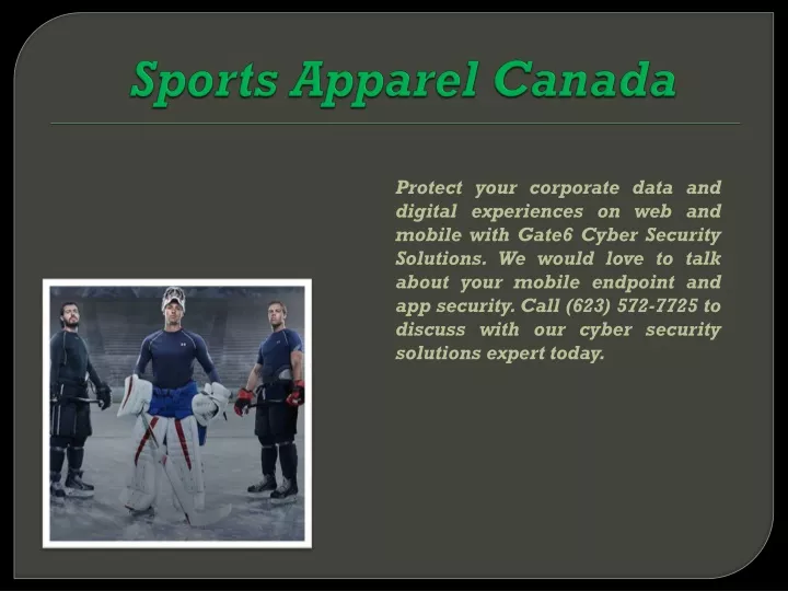 sports apparel canada